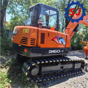 Oferta Especial: Excavadora de Orugas Usada Doosan DH60-7 de 6 Toneladas con Motor Coreano, Bomba de Engranajes Kawasaki y Cucharón de Excavación - Product Image 3