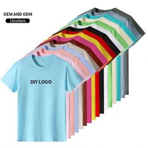 Comfortable Non-Shrink 100%Cotton Men's Round Neck T Shirts Summer Short <b>Sleeve</b> Crew Neck T Shirts - Product Image 3