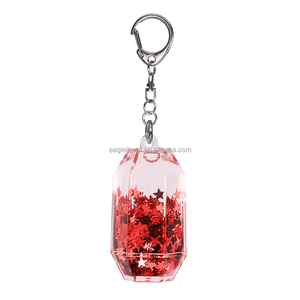 Agua flotante Linda <span class=keywords><strong>Tapioka</strong></span> perla jugo bebida Boba leche café botella Coca-Cola taza llavero forma burbuja té taza llavero - Product Image 2