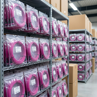 XinHaoZe OM4 12 Core MPO Fiber Optic Patch Cord 50/125m untuk Kabel FTTH FTTX Wireless Lan Pusat Data Garansi 1 Tahun