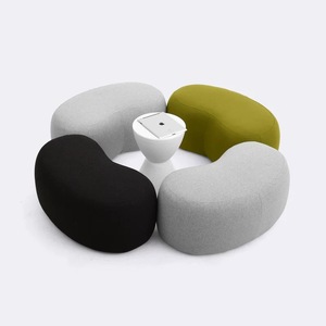 Taburete de otomón de bola redonda de estilo nórdico moderno, taburete de copa pequeña para sala de estar, juego de sofá, uso escolar y hospitalario - Product Image 5