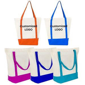Sac de courses en toile léger à poignée longue, motif dessin animé, logo personnalisé imprimé – Vente directe en gros - Product Image 3