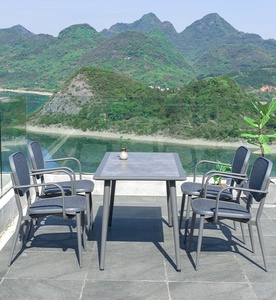 Newest Outside French Rattan Bistro <b>Chair</b> Outdoor <b>Dining</b> Furniture Custom Bistro Pe Rattan Textile Garden Cafe <b>Chair</b> - Product Image 3