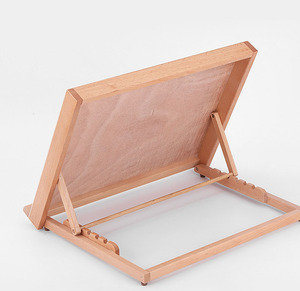Chevalet de table A2/A3 pliable et réglable en hauteur pour peinture, croquis, peinture à l'huile ; Ensemble de planches à dessin en bois de hêtre - Product Image 2