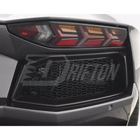 Conduits d'air de pare-chocs arrière en fibre de carbone sèche pour Lamborghini Aventador Garniture d'admission d'air