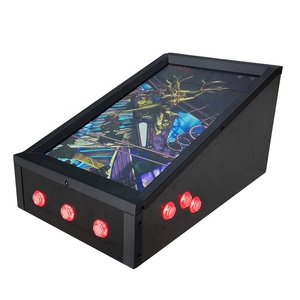 Offre Spéciale : Machine de fléchettes virtuelle avec fonction Nudge, mini flipper en MDF et verre trempé, et connectivité Wi-Fi - Product Image 2