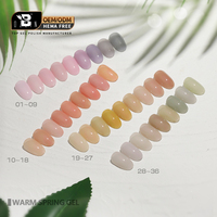 Bozlin – 36 couleurs de vernis à ongles en Gel laiteux, Semi-Permanent, chaud, transparent, Uv