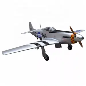 P-51 68 pouces 20CC essence et moteur électrique DLE 20CC 20RA pour modèle d'avion RC