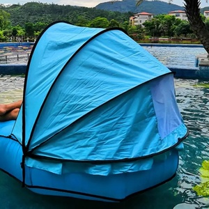 Customizable <b>Inflatable</b> <b>Sofa</b> Recliner with Awning Portable <b>Inflatable</b> <b>Sofa</b> Bed for Picnic, Beach, Backyard, Outdoor Camping - Product Image 4