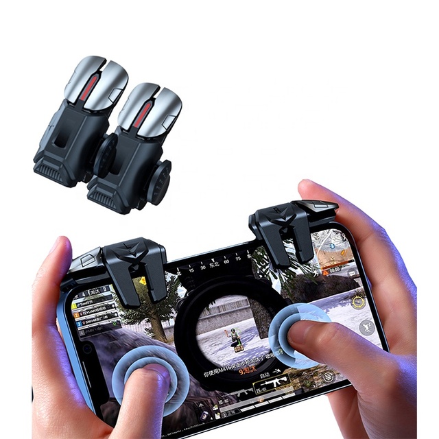 G21 Mobile Phone Game Triggers Gamepad Joystick 6-Finger Aims Shooting L1 R1 Key Button for PUBGes Game Controller