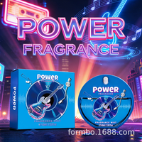 Parfum créatif en forme de disque vinyle, mini-parfum avec une fragrance longue durée, style unique de parfum à la mode