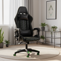 Chaise de bureau exécutive Youhan YH-790 Esports, pivotante, réglable en hauteur, inclinable, dossier en cuir et maille, minimaliste, pour atelier et hôtel