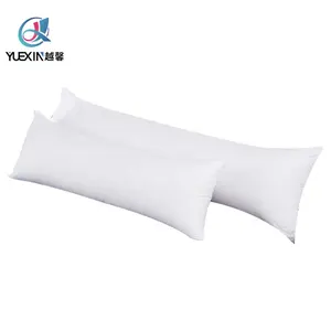Yuexin-fronha do corpo da inserção do travesseiro, tamanho personalizado longo capa de travesseiro de algodão