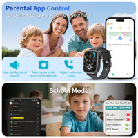Reloj Inteligente para Niños, Reloj Inteligente Deportivo Android con GPS, WIFI, SOS, Videollamada, Cámara, Tarjeta SIM 4G, Llamadas Telefónicas, Juegos, IA