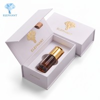 Boîte à Huiles Essentielles en Mousse EVA avec Insert en Mousse, Vente en Gros, Boîte à Parfum Blanche Personnalisée, Emballage en Carton Rigide, Boîte Cadeau à Rabat