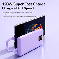 Batterie externe mobile à affichage LED haute capacité PD 22,5 W, vente directe, charge super rapide, grande capacité 10000 mAh, produit très vendu