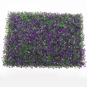 Césped de simulación de hierba verde púrpura, césped de plástico colorido, <span class=keywords><strong>pod</strong></span>, planta verde, escultura decorativa para pared - Product Image 1