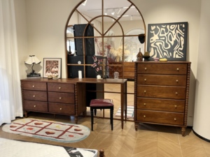 Mueble de Almacenamiento de Madera Maciza Estilo Hepburn, Mueble Auxiliar de Almacenamiento para el Hogar - Product Image 5