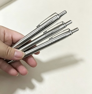 Bolígrafos Metálicos Personalizados con Logotipo, Ligeros y Portátiles, para Regalos Promocionales, Bolígrafos de Metal con Punta de Bola - Product Image 2