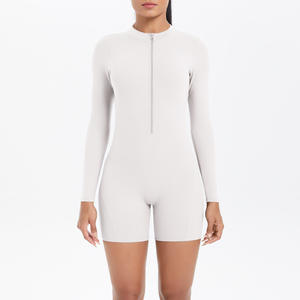 Combinaison de sport une pièce grande taille pour femme, séchage rapide, extensible dans quatre directions, taille élastique, dos nu, effet push-up fessier - Product Image 2