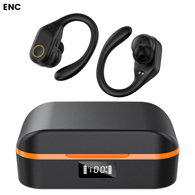 Wireless for BT TWS Earbuds with ANC Noise Reduction 10HR Playback Time & Digital Display Battery Indicator