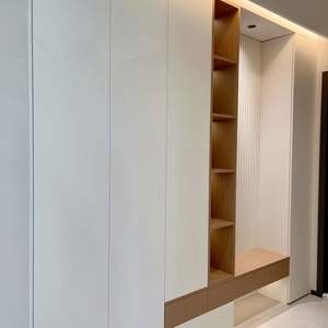 Shoe Cabinet with <b>Sliding</b> Door Environmental protection Materials Solid Wood Material Customized Size Living Room Furniture - Product Image 5