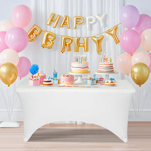 Chất lượng cao sẵn sàng thực hiện nhanh chóng làm khô chống Đóng cọc đồ nội thất Protector Đảng cưới Cocktail hình chữ nhật căng Khăn trải bàn - Product Image 2