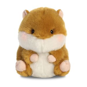Juguete de hámster de peluche sensorial ponderado para niños, juguete de animales con calentamiento por microondas para uso doméstico, ayuda a aliviar la ansiedad - Product Image 2