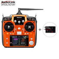 RadioLink AT10II 12CH Émetteur RC 2.4GHz Télécommande radio pour voiture RC, avion, drone, hélicoptère, bateau, télémétrie longue portée