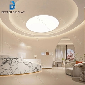 <span class=keywords><strong>Diseño</strong></span> Profesional Personalizado <span class=keywords><strong>para</strong></span> Salón de Belleza con Muebles de Estación de Lujo e Iluminación LED Ecológica - Product Image 5