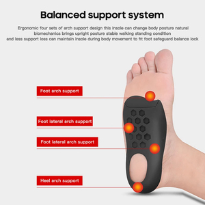 Semelles Orthopédiques en Gros pour Pieds en X/O, Orthèses pour Pied Plat, Semelles de Soutien de la Voûte Plantaire pour Chaussures, Fasciite Plantaire - Product Image 2