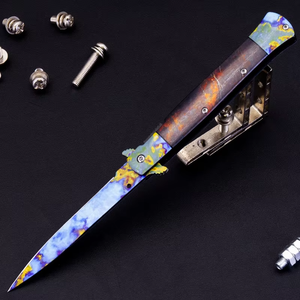 سكين جيب قابل للطي قابل للطي للصيد والبقاء على قيد الحياة مقبض مستقيم لتصميم ، من أجل - Product Image 4