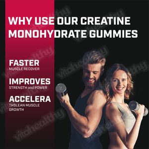 Vitahealthy OEM/ODM kreatin monohidrat Gummies ön egzersiz takviyesi kas büyümesi iç<span class=keywords><strong>in</strong></span> Gummies enerji arttırıcı kreatin sakızlı - Product Image 3