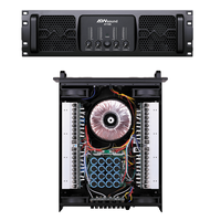 Amplificateur de puissance audio professionnel 4 canaux 4x1100W modèle 41100 classe H 3U pour scène, haute puissance, métal