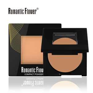 Nouvelle conception, poudre pressée pour le visage, 3 couleurs, fini mat, imperméable, pour tous types de peau, avec un miroir et un éponge - Product Image 1