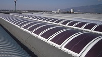 Panneau solaire semi-flexible ETFE 80W pour camping-car, caravane, systèmes d'énergie solaire