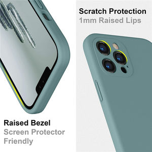 Оригинальный цветной жидкий Мягкий Силиконовый противоударный защитный чехол для телефона iPhone 16 15 14 11 12 13 Pro Max чехол для телефона - Product Image 6