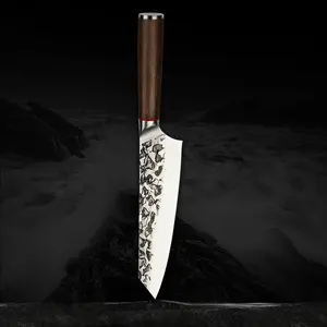 Meat cutting knife Forged stainless steel Butcher Kitchen knife