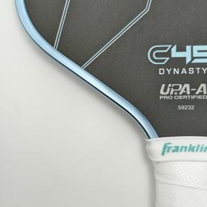 Vente en gros de C45 certifiés pour les tournois USAP-A °   Raquette de pickleball DYNASTY 16 mm avec noyau en mousse, forme allongée, bleue - Product Image 6