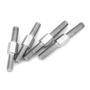 Perno de rueda de acero inoxidable profesional DIN 938 DIN 939 Perno de doble cabeza - Product Image 3