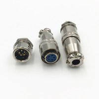 XS8 XS9 XS10 XS12 enchufe de aire rápido de aviación 8mm 9mm 10mm 2 3 4 5 6 pines Push-Pull 3A 250V conector de Metal de latón