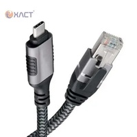 Câble réseau Gigabit en cuivre USB C ou Type C vers RJ45, longueur exacte 5 m
