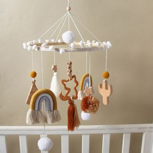 Fieltro <span class=keywords><strong>musical</strong></span> de arcoíris neutro <span class=keywords><strong>para</strong></span> bebé, decoración de Guardería Móvil, arcoíris colgante, <span class=keywords><strong>cuna</strong></span> móvil - Product Image 3