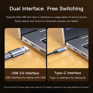 Tarjeta de Captura de Video HDMI 4K SAMZHE, Estilo Separado, Tipo-C/USB-A 3.0, Carga HD PD100W para PS5, Laptop, Teléfono, Cámara, Transmisión <span class=keywords><strong>en</strong></span> Vivo - Product Image 2