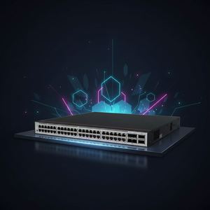 Conmutador Ethernet Base-T de 48 Puertos S5755-H48T4Y2CZ, 4 1/10/25GE SFP28, 2 40/100GE QSFP28 - Product Image 1