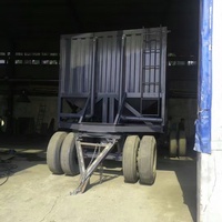 Silos per Cemento a Forma di Scatola Prodotti in Fabbrica, Stazioni di Miscelazione del Calcestruzzo, Silos per Stoccaggio di Calce e Cemento, Silos per Cemento Mobili su Rimorchio