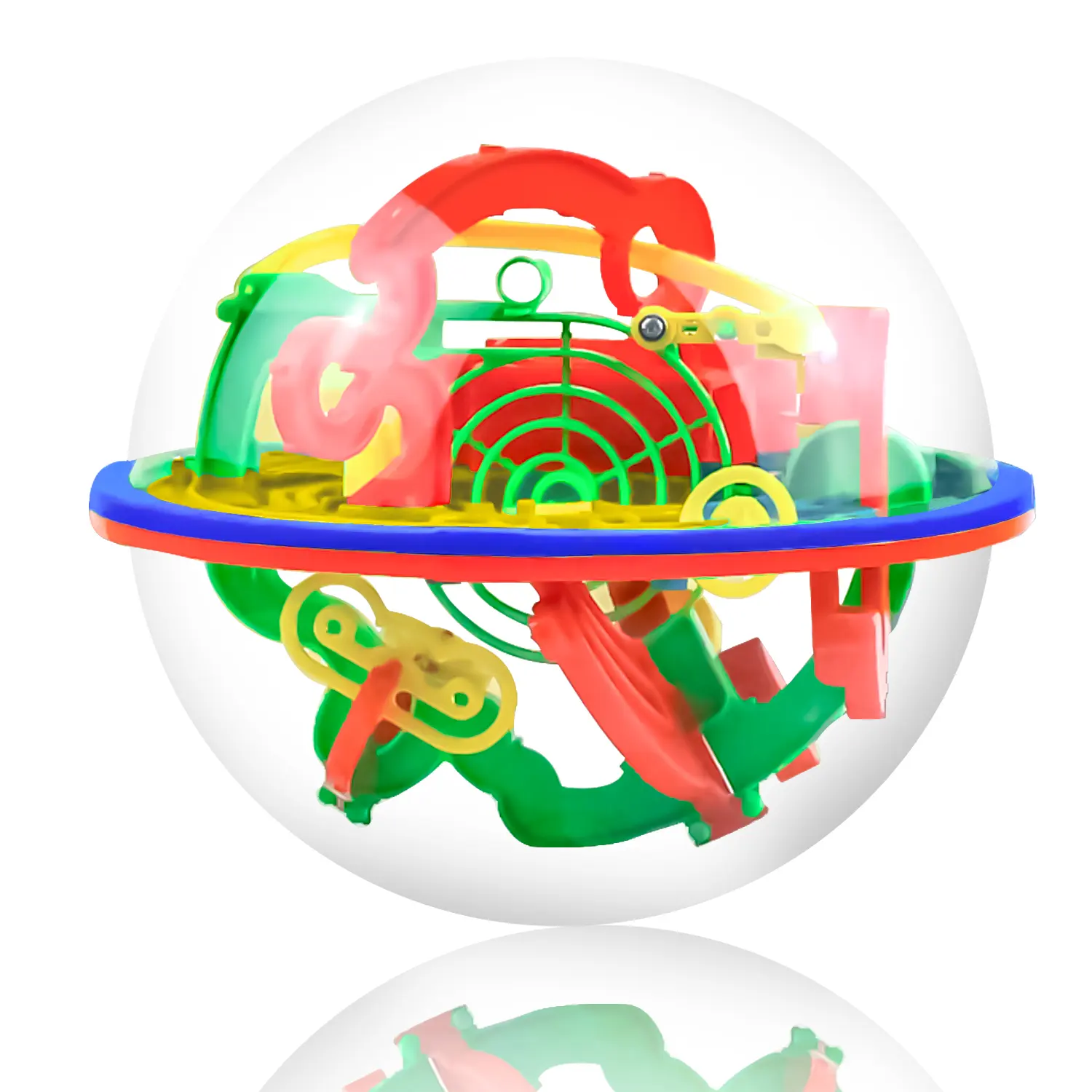 YongnKids Labyrinthe Balle 3D Labyrinthe Interactif Jeu avec 100 des Obstacles Difficiles 3D Labyrinthe Balle Puzzle Enfants Jouets