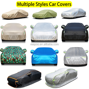 Funda para Coche Plegable Transpirable de Varias Capas, Protección Contra Lluvia y Granizo, Fundas para Coche con Protección UV, Impermeables y Resistentes al Viento para Exteriores - Product Image 6