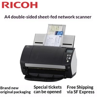 Scanner de documents A4 original Ricoh Fi-8190 CIS, 90 ppm, haute vitesse, recto verso automatique, avec USB 3.0 et garantie de 10 ans pour usage professionnel