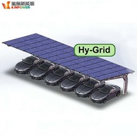Système solaire hybride pour carport domestique de 24,78 kW